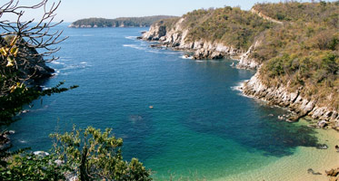 Snorkling in Huatulco Mexico 