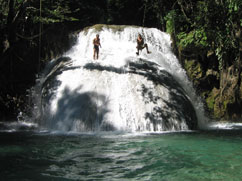 Cascades of Copalitilla Huatulco Mexico